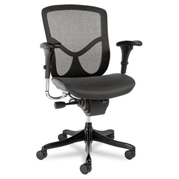 Alera® Alera Eq Series Ergonomic Multifunction Mid-back Mesh Chair, Supports Up To 250 Lb, Black freeshipping - TVN Wholesale
